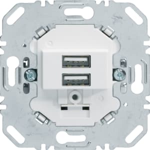 Зарядное устройство USB Berker, USB A x 2, 3A
